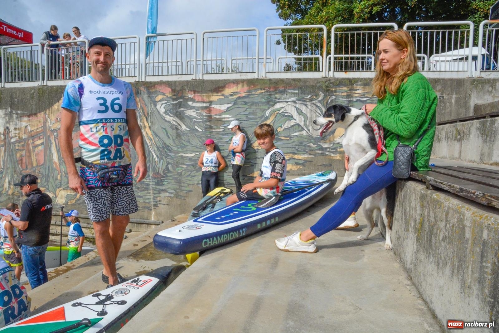 Zdjęcie w galerii na portalu naszraciborz.pl: Odra SUP CUP 2023. Wodniacka rywalizacja w Raciborzu wiadomości z regionu