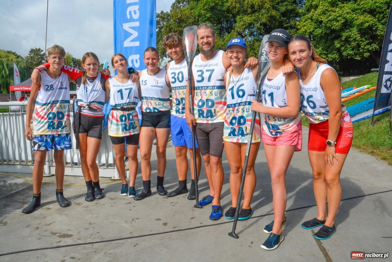 Zdjęcie w galerii na portalu naszraciborz.pl: Odra SUP CUP 2023. Wodniacka rywalizacja w Raciborzu wiadomości z regionu