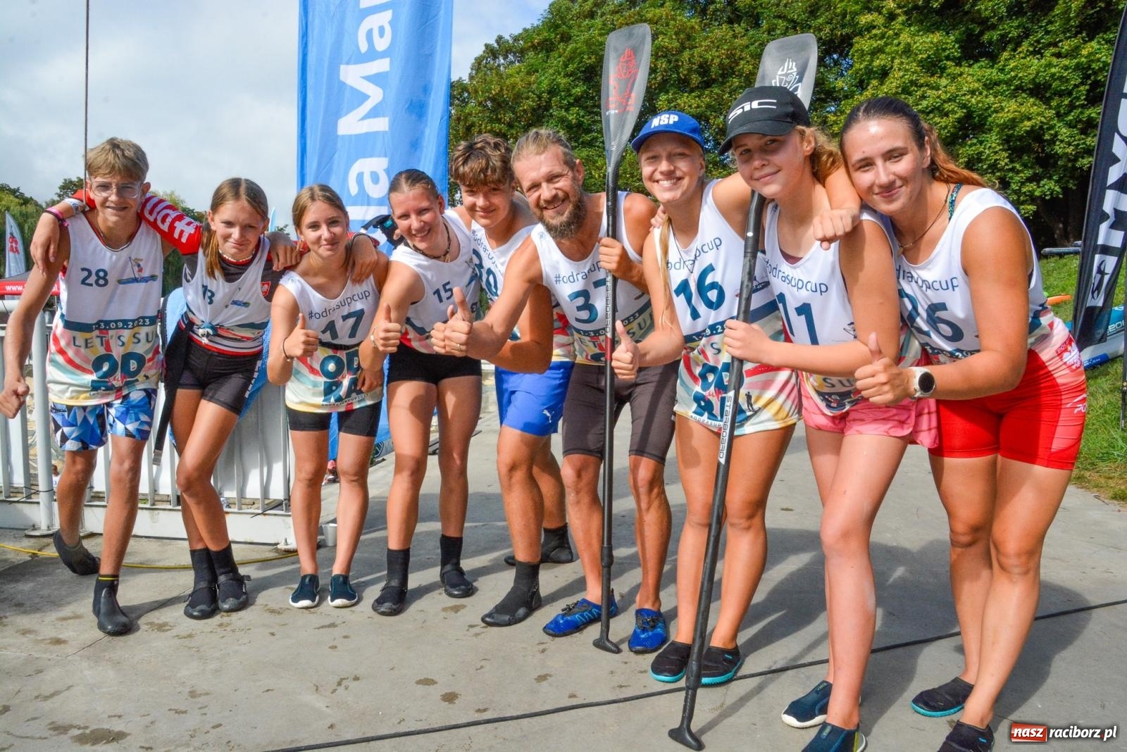 Zdjęcie w galerii na portalu naszraciborz.pl: Odra SUP CUP 2023. Wodniacka rywalizacja w Raciborzu wiadomości z regionu