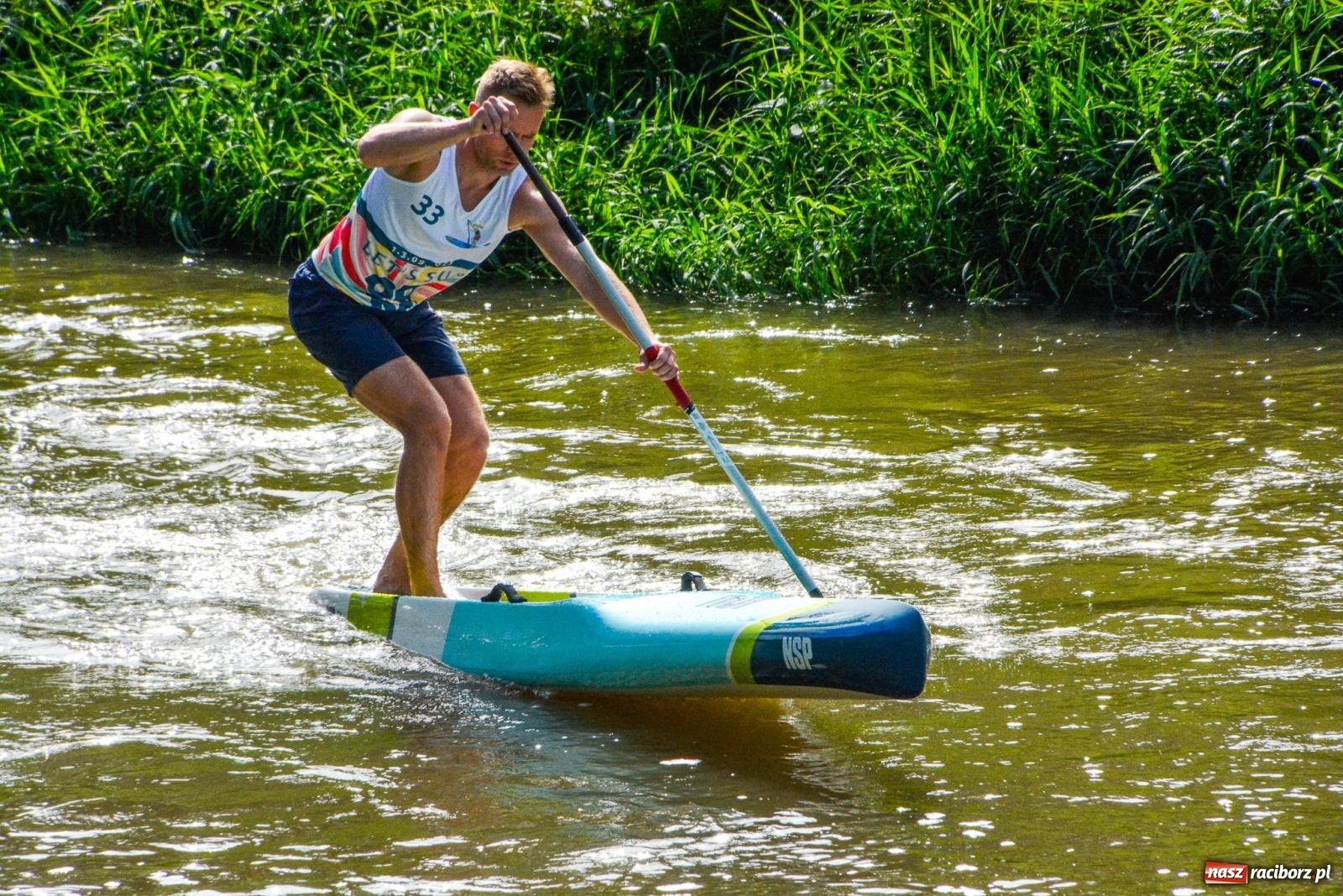 Zdjęcie w galerii na portalu naszraciborz.pl: Odra SUP CUP 2023. Wodniacka rywalizacja w Raciborzu wiadomości z regionu