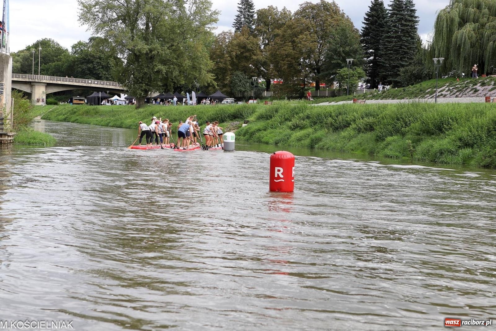 Zdjęcie w galerii na portalu naszraciborz.pl: Odra SUP CUP 2023. Wyścigi DRAGON RACE pod zamkiem wiadomości z regionu