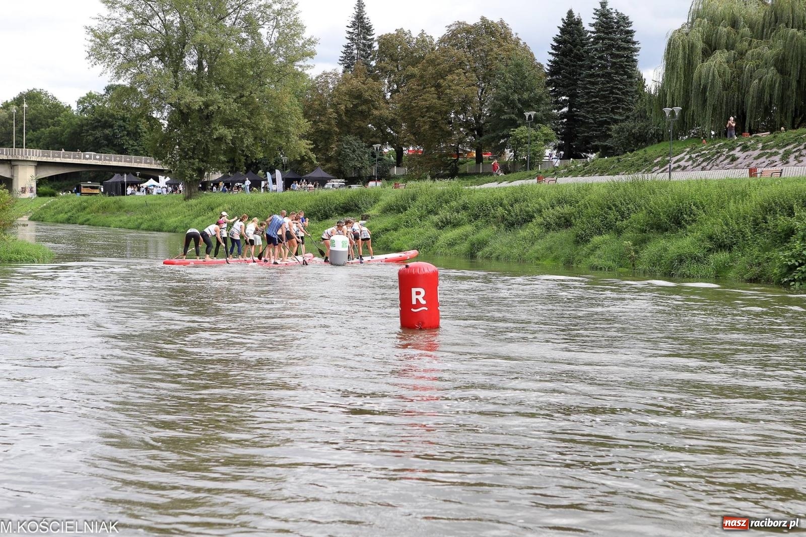Zdjęcie w galerii na portalu naszraciborz.pl: Odra SUP CUP 2023. Wyścigi DRAGON RACE pod zamkiem wiadomości z regionu