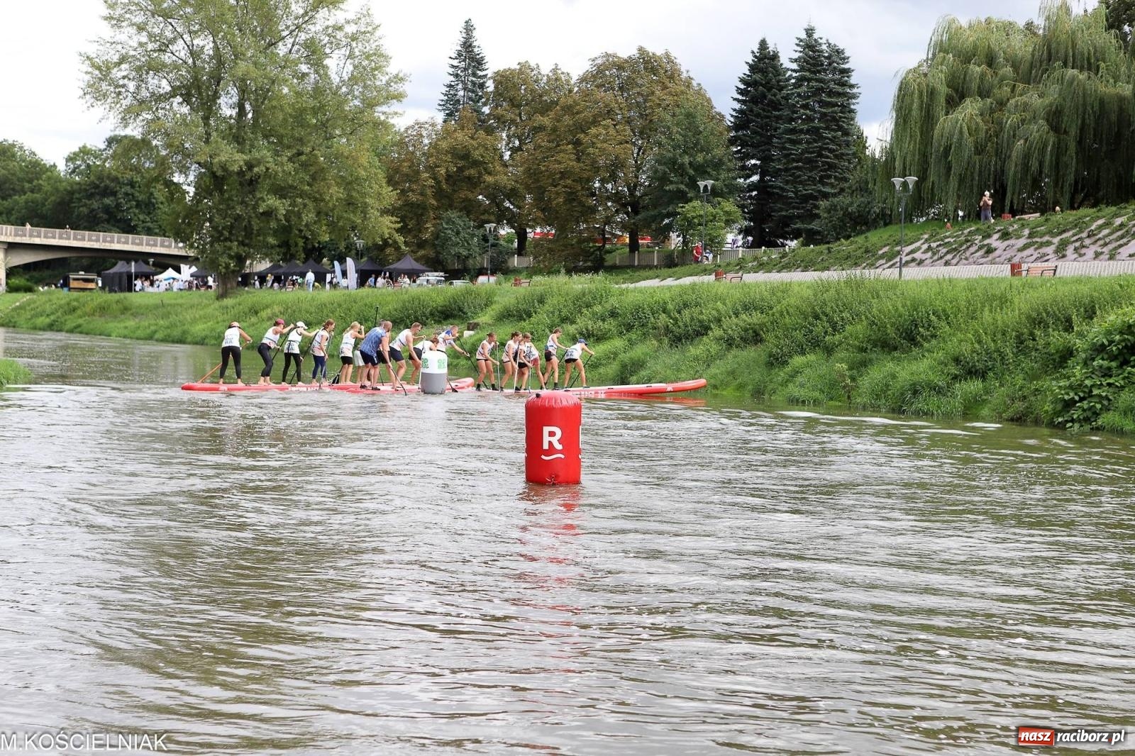 Zdjęcie w galerii na portalu naszraciborz.pl: Odra SUP CUP 2023. Wyścigi DRAGON RACE pod zamkiem wiadomości z regionu