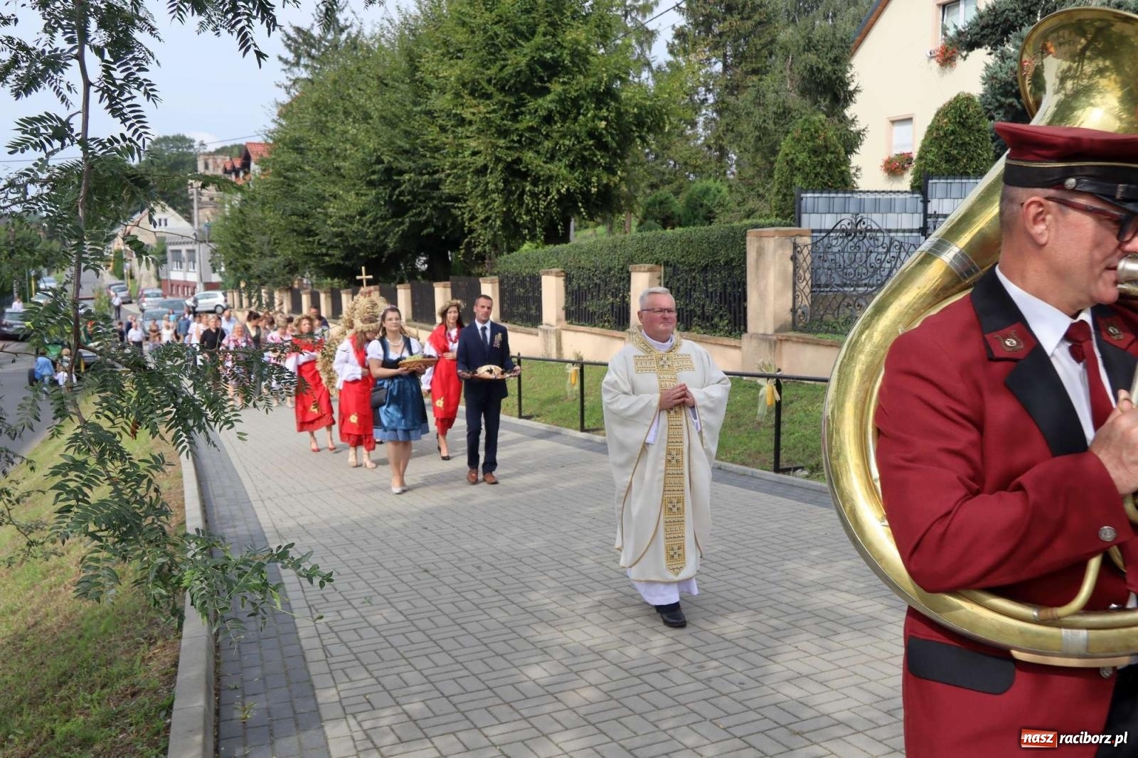 Zdjęcie w galerii na portalu naszraciborz.pl: Błażejowice gospodarzem dożynek w parafii Sławików [FOTO] wiadomości z regionu