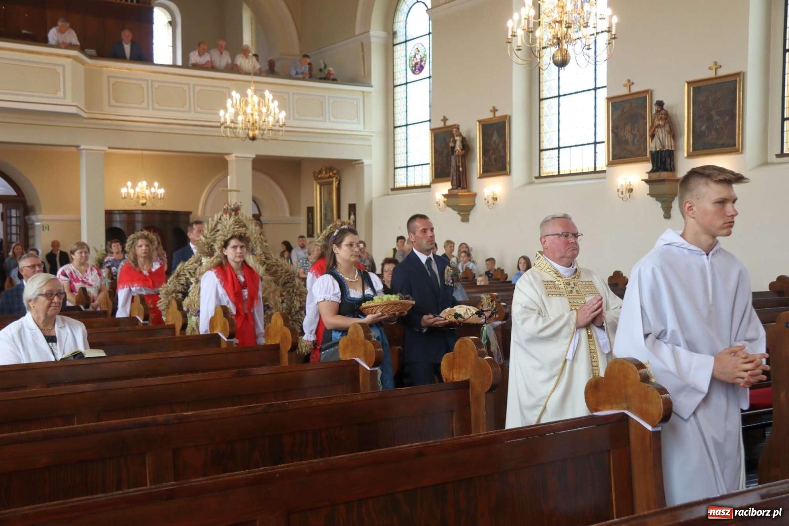 Zdjęcie w galerii na portalu naszraciborz.pl: Błażejowice gospodarzem dożynek w parafii Sławików [FOTO] wiadomości z regionu