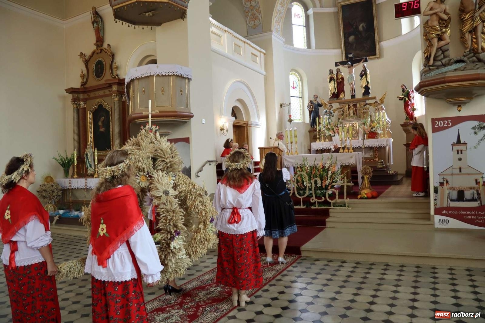 Zdjęcie w galerii na portalu naszraciborz.pl: Błażejowice gospodarzem dożynek w parafii Sławików [FOTO] wiadomości z regionu