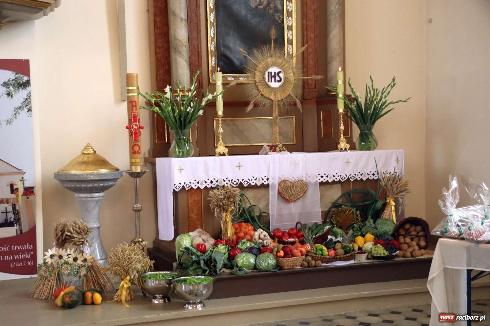 Zdjęcie w galerii na portalu naszraciborz.pl: Błażejowice gospodarzem dożynek w parafii Sławików [FOTO] wiadomości z regionu