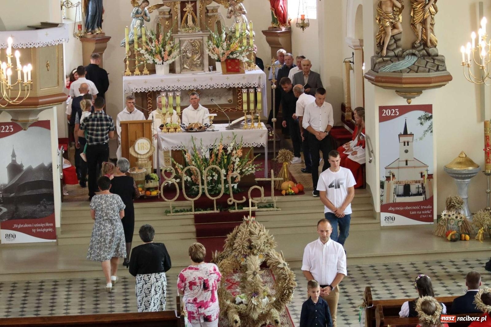 Zdjęcie w galerii na portalu naszraciborz.pl: Błażejowice gospodarzem dożynek w parafii Sławików [FOTO] wiadomości z regionu