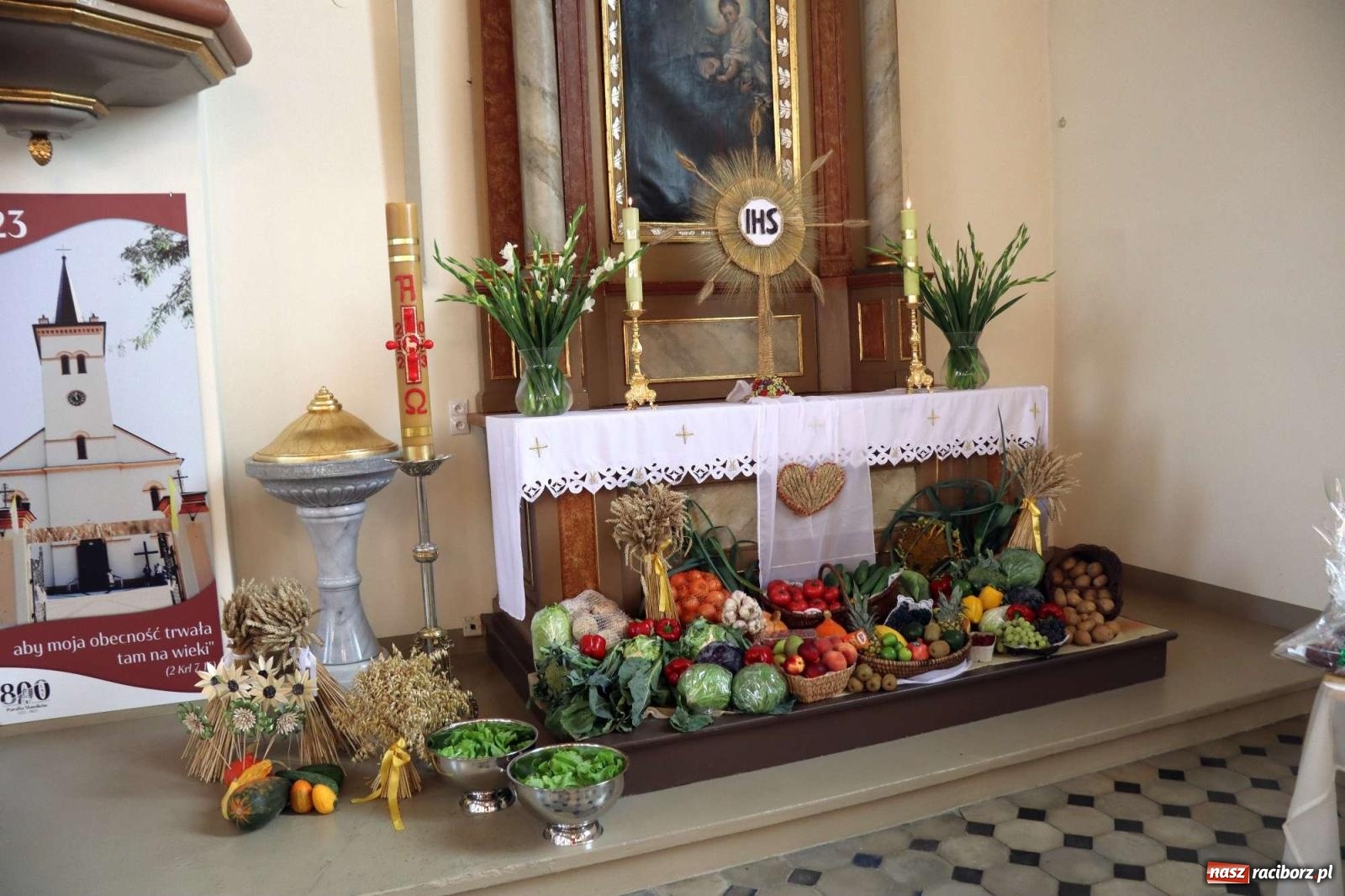 Zdjęcie w galerii na portalu naszraciborz.pl: Błażejowice gospodarzem dożynek w parafii Sławików [FOTO] wiadomości z regionu