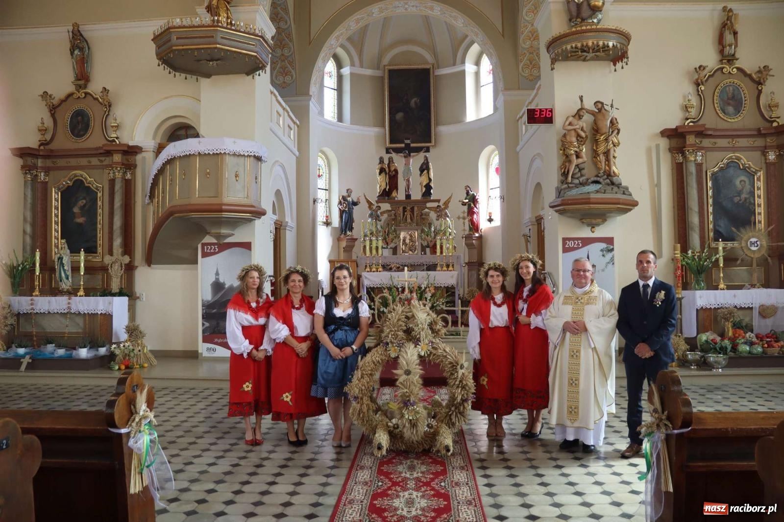 Zdjęcie w galerii na portalu naszraciborz.pl: Błażejowice gospodarzem dożynek w parafii Sławików [FOTO] wiadomości z regionu