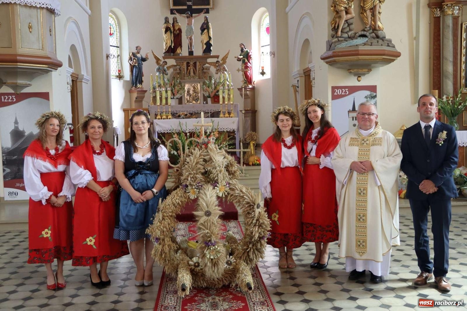 Zdjęcie w galerii na portalu naszraciborz.pl: Błażejowice gospodarzem dożynek w parafii Sławików [FOTO] wiadomości z regionu