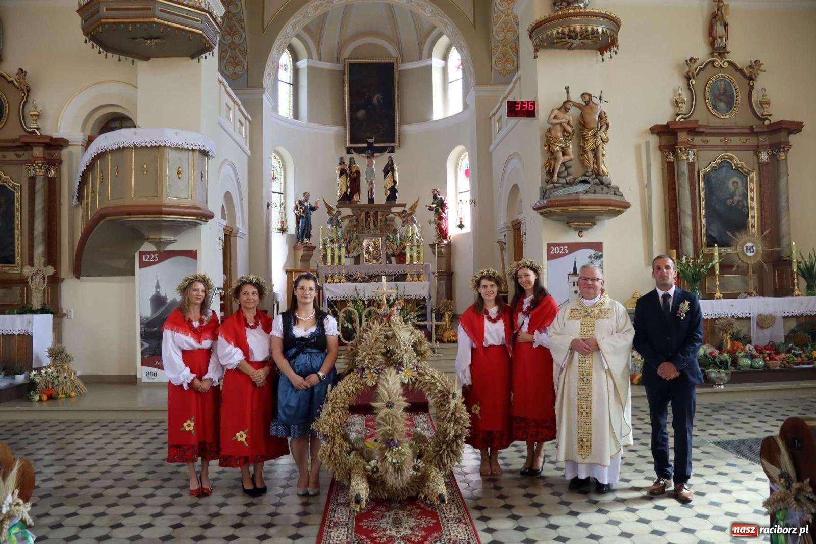 Zdjęcie w galerii na portalu naszraciborz.pl: Błażejowice gospodarzem dożynek w parafii Sławików [FOTO] wiadomości z regionu