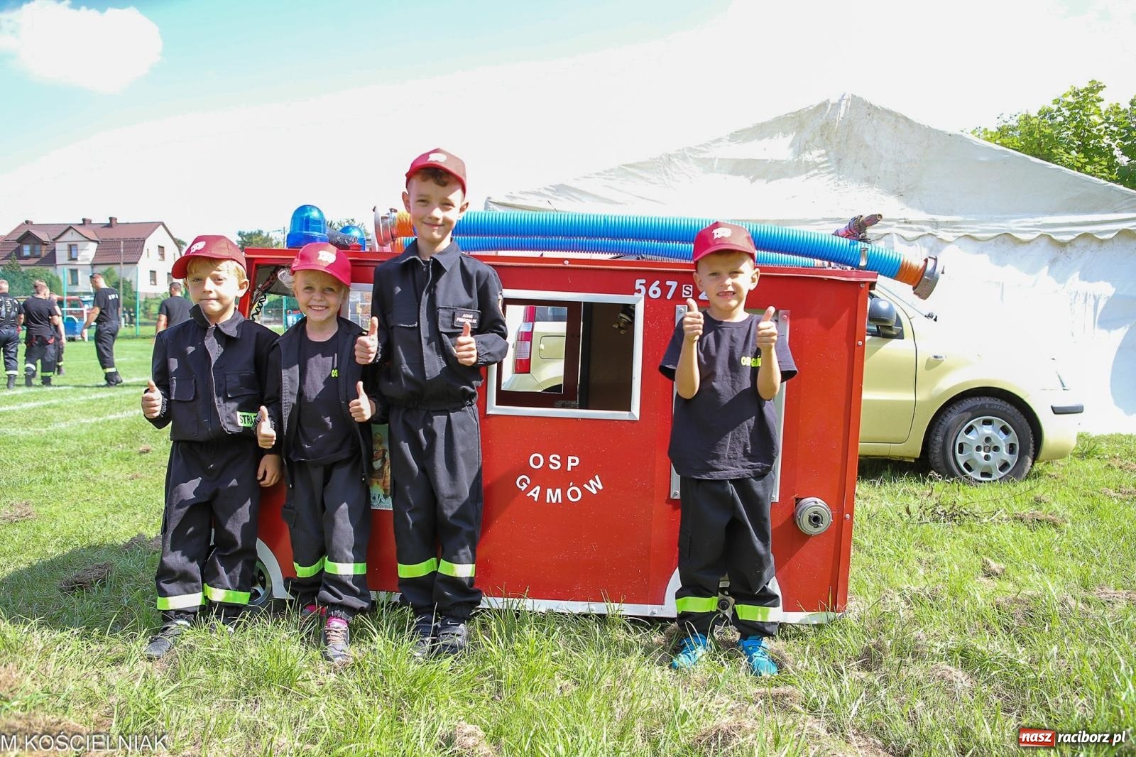 Zdjęcie w galerii na portalu naszraciborz.pl: OSP Brzeźnica wygrywa zawody gminne w Rudniku [FOTO i WIDEO] wiadomości z regionu