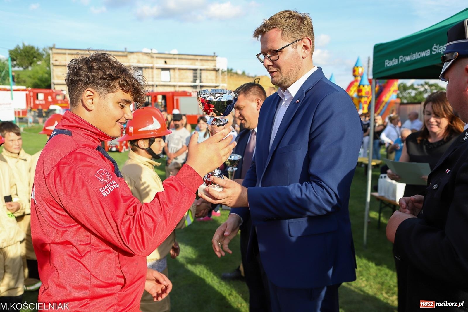 Zdjęcie w galerii na portalu naszraciborz.pl: OSP Brzeźnica wygrywa zawody gminne w Rudniku [FOTO i WIDEO] wiadomości z regionu