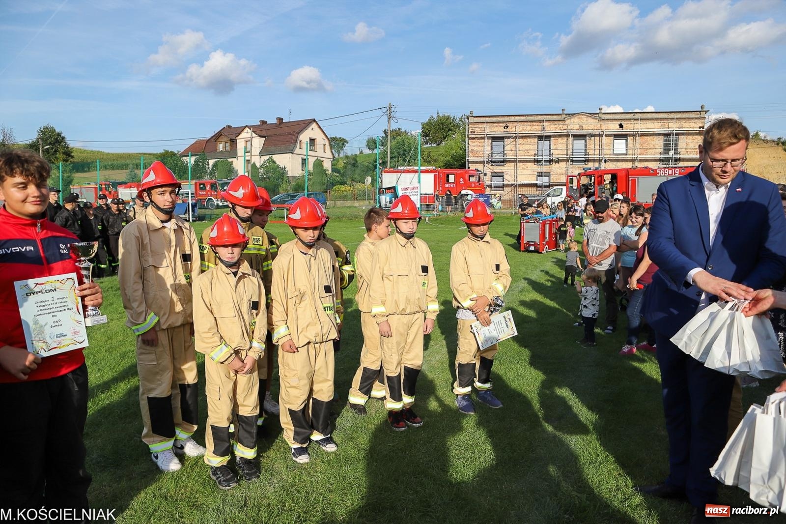 Zdjęcie w galerii na portalu naszraciborz.pl: OSP Brzeźnica wygrywa zawody gminne w Rudniku [FOTO i WIDEO] wiadomości z regionu