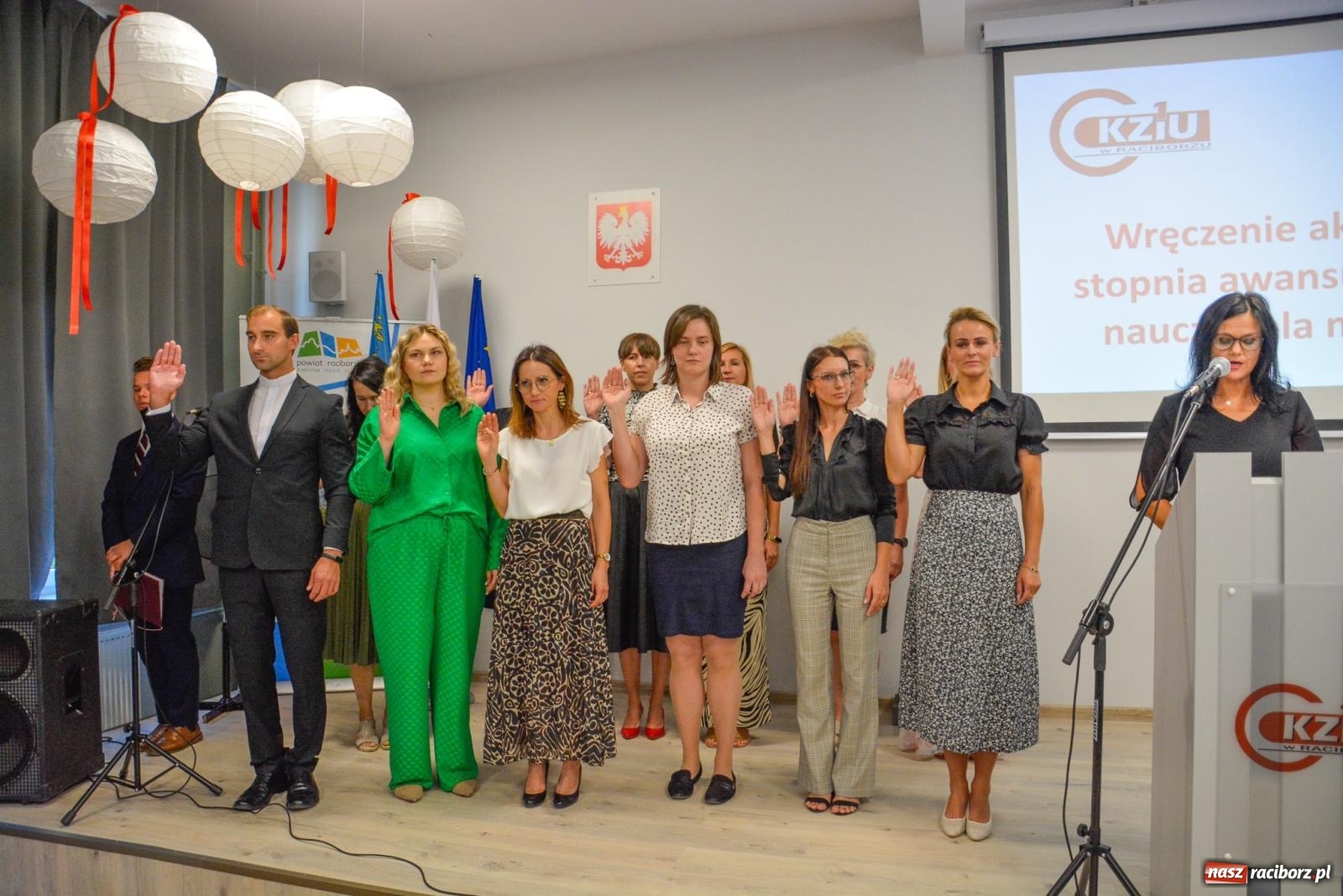 Zdjęcie w galerii na portalu naszraciborz.pl: Misja, kasa i wstyd. Powiatowe rozpoczęcie roku szkolnego w Gastronomiku wiadomości z regionu