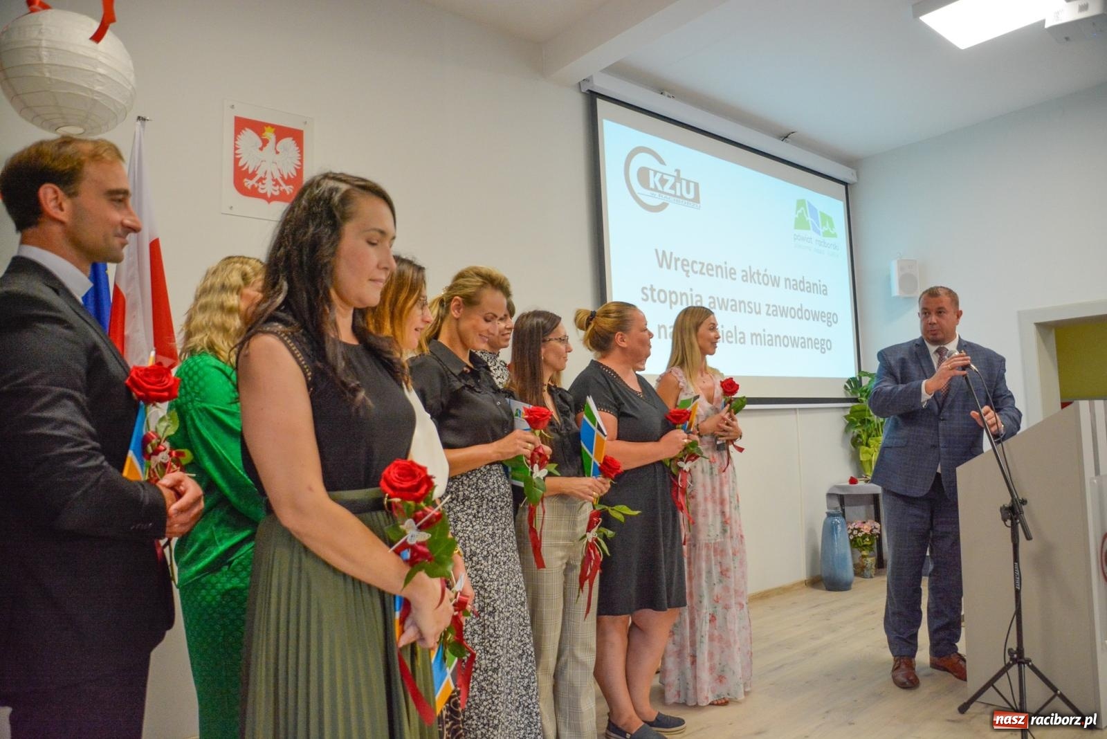 Zdjęcie w galerii na portalu naszraciborz.pl: Misja, kasa i wstyd. Powiatowe rozpoczęcie roku szkolnego w Gastronomiku wiadomości z regionu