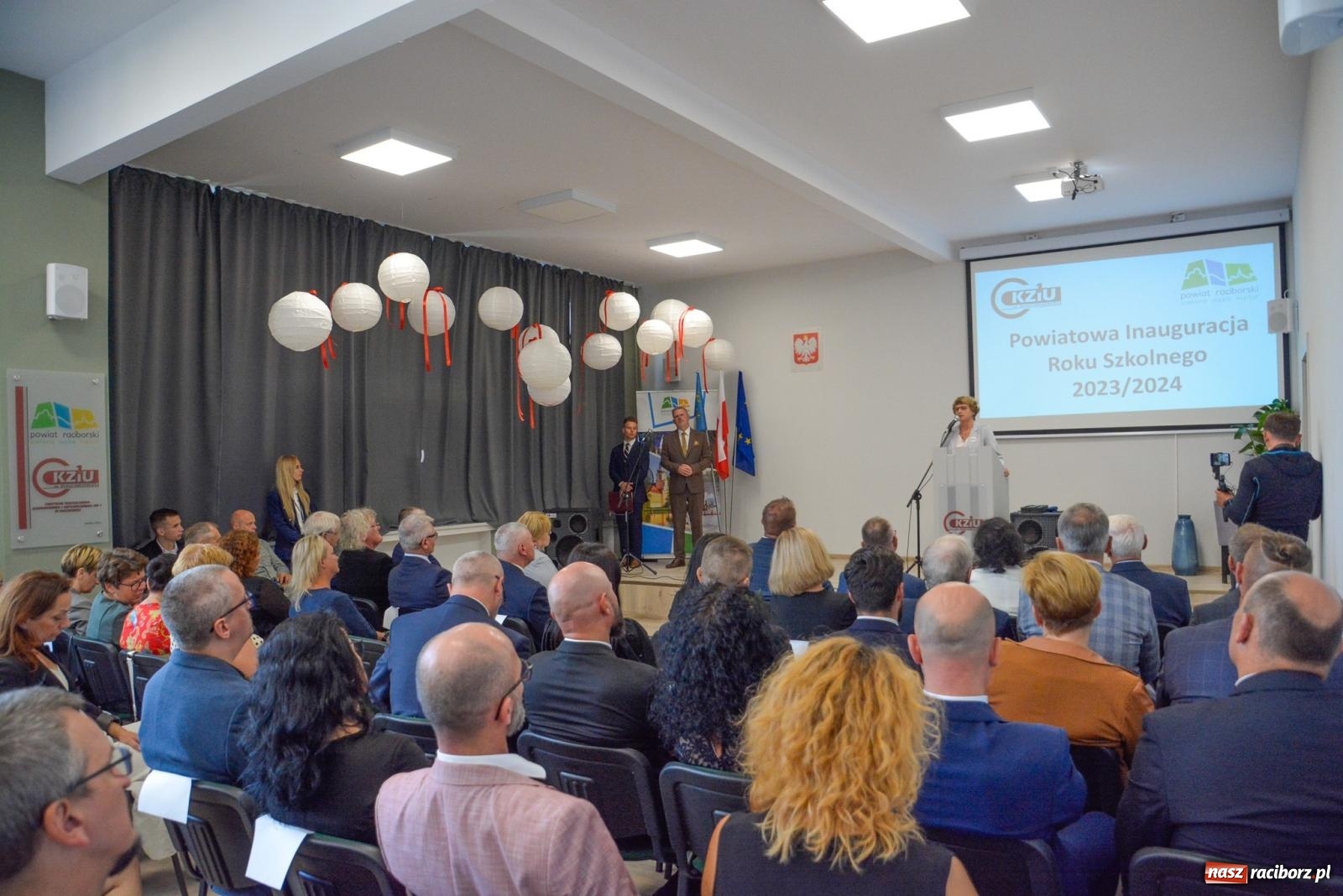 Zdjęcie w galerii na portalu naszraciborz.pl: Misja, kasa i wstyd. Powiatowe rozpoczęcie roku szkolnego w Gastronomiku wiadomości z regionu