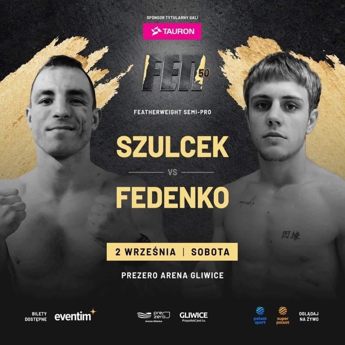 Zdjęcie w galerii na portalu naszraciborz.pl: Dawid Szulcek zadebiutował na gali FEN wiadomości z regionu