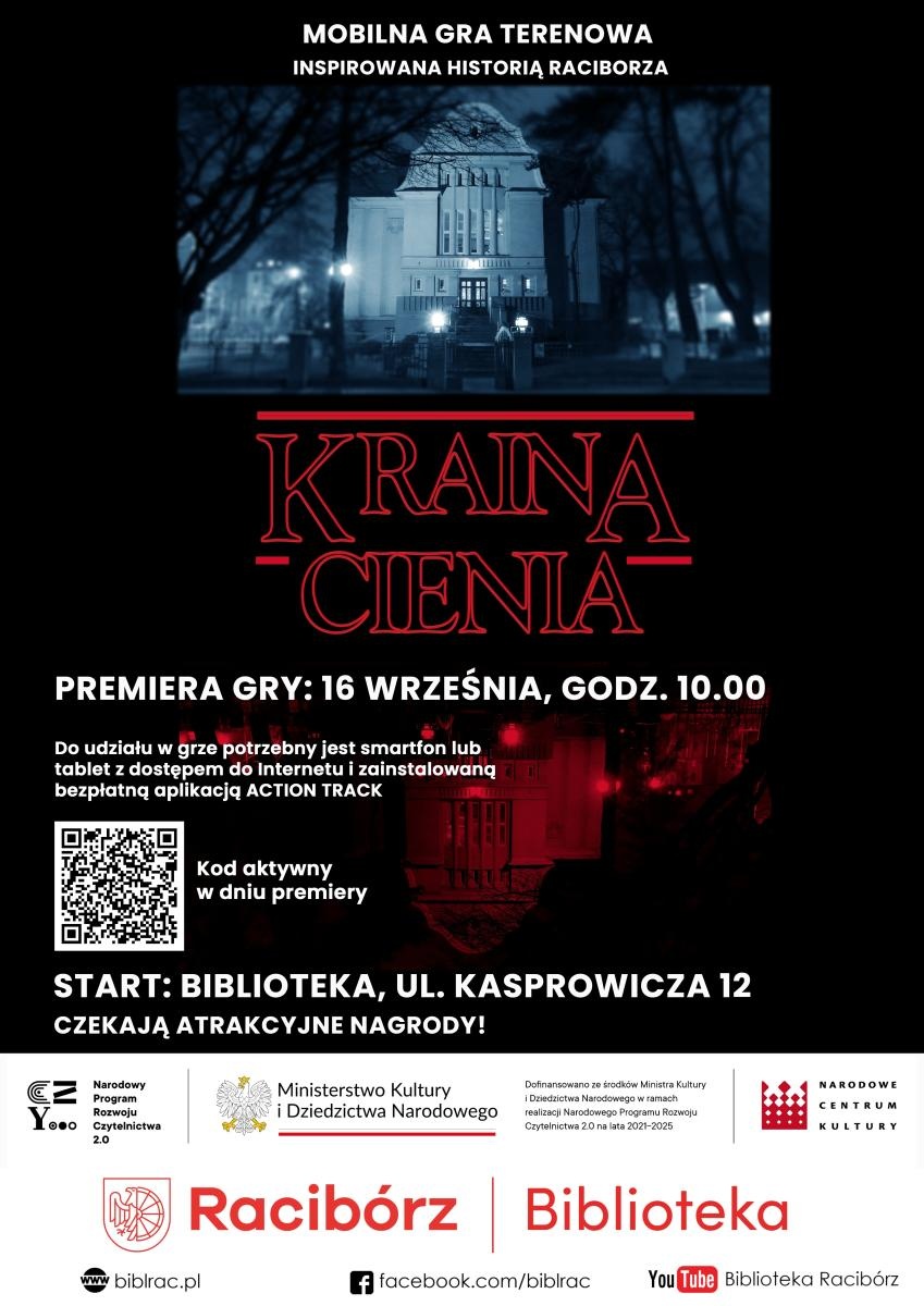 Zdjęcie w galerii na portalu naszraciborz.pl: Kraina cienia. Biblioteka zaprasza na grę terenową wiadomości z regionu