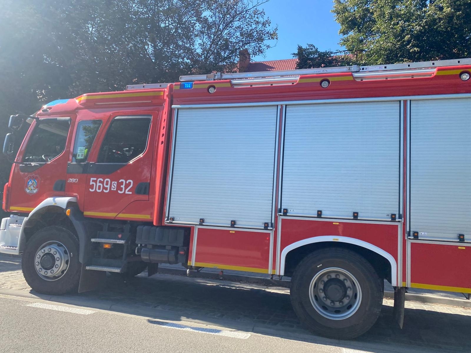Zdjęcie w galerii na portalu naszraciborz.pl: Strażacka akcja przy Kościuszki. W akcji pięć zastępów [FOTO] wiadomości z regionu