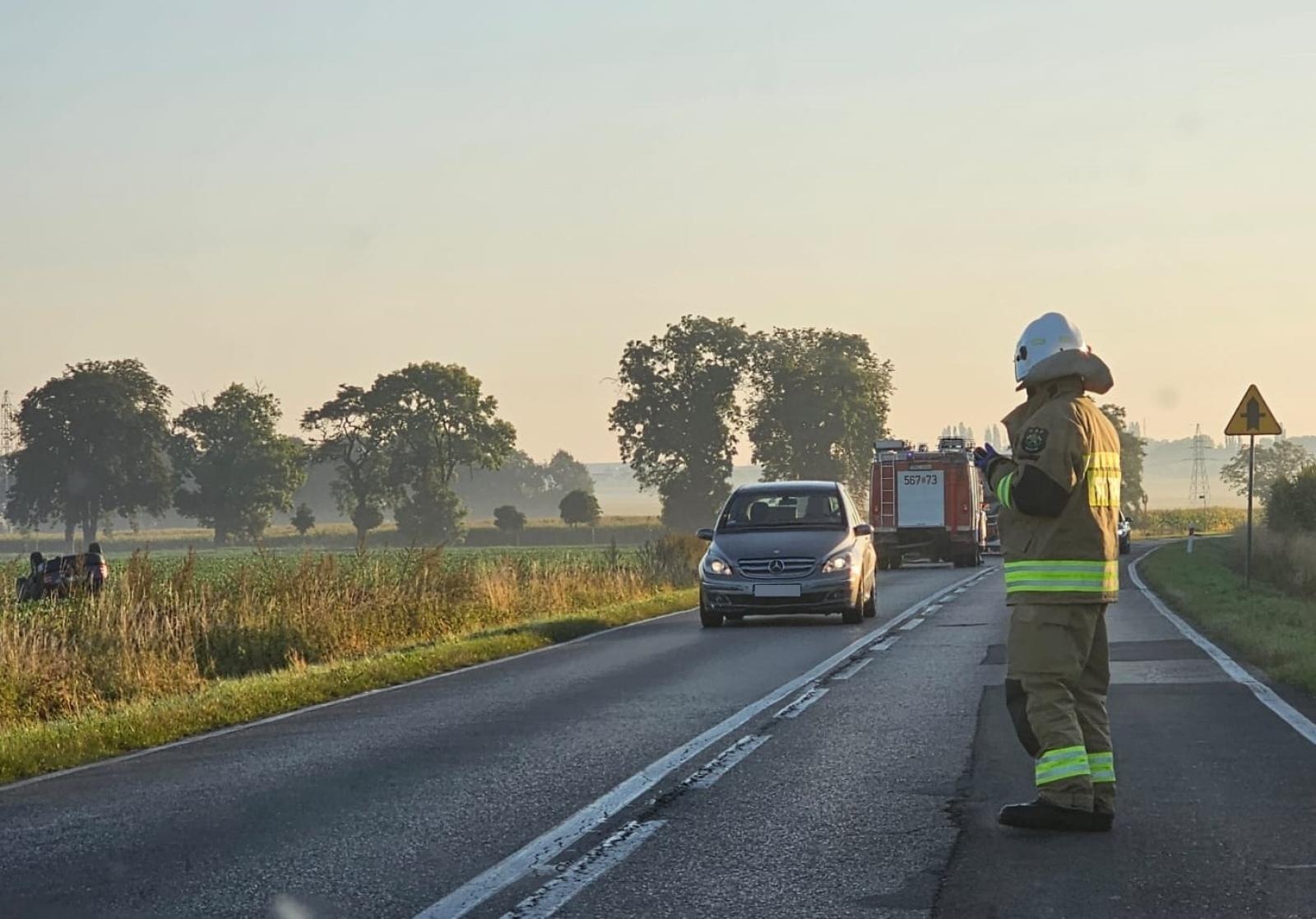 Zdjęcie w galerii na portalu naszraciborz.pl: Skoda fabia dachowała w Lekartowie [FOTO] wiadomości z regionu