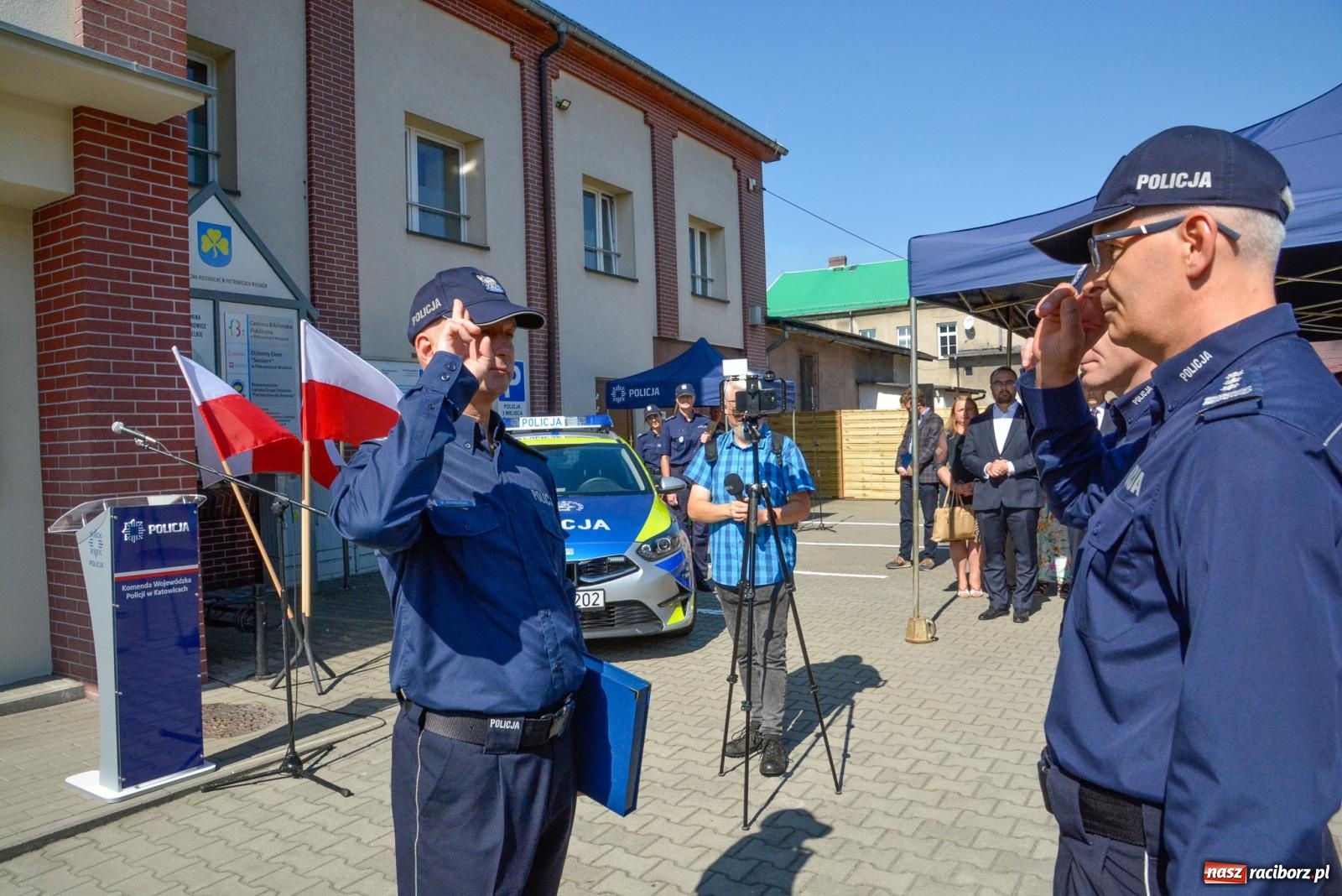 Zdjęcie w galerii na portalu naszraciborz.pl: Do Pietrowic Wielkich wrócił posterunek policji [FOTO i WIDEO] wiadomości z regionu