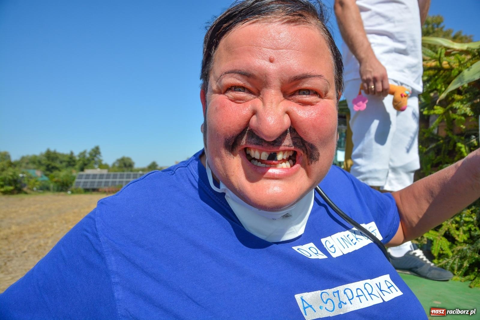 Zdjęcie w galerii na portalu naszraciborz.pl: Tu jest bocian kiszka, co przyniesie braciszka. Dożynki w Samborowicach [FOTO i WIDEO] wiadomości z regionu