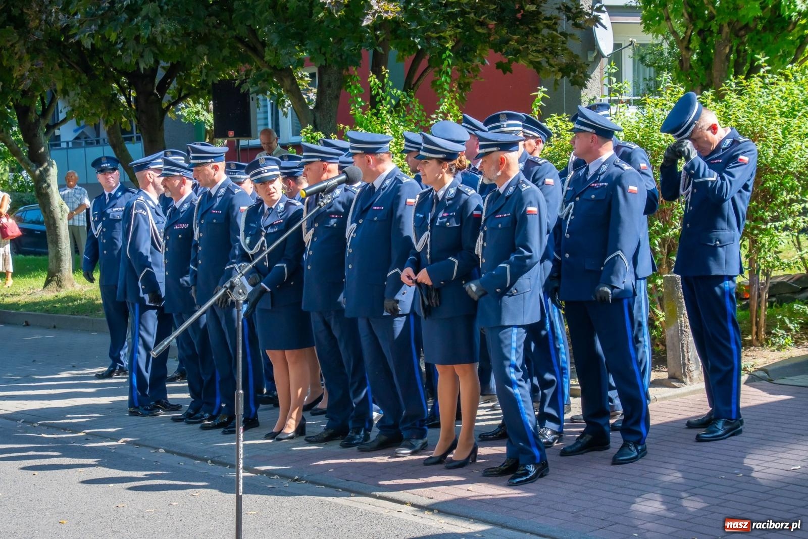 Zdjęcie w galerii na portalu naszraciborz.pl: Odsłonięto obelisk upamiętniający śp. aspiranta Michała Kędzierskiego [FOTO i WIDEO] wiadomości z regionu