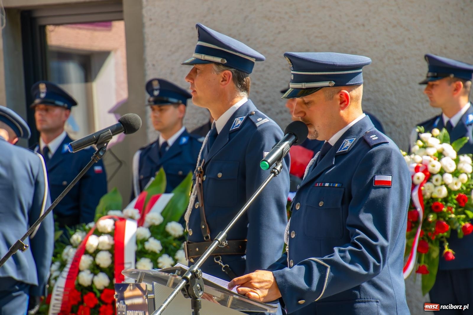 Zdjęcie w galerii na portalu naszraciborz.pl: Odsłonięto obelisk upamiętniający śp. aspiranta Michała Kędzierskiego [FOTO i WIDEO] wiadomości z regionu