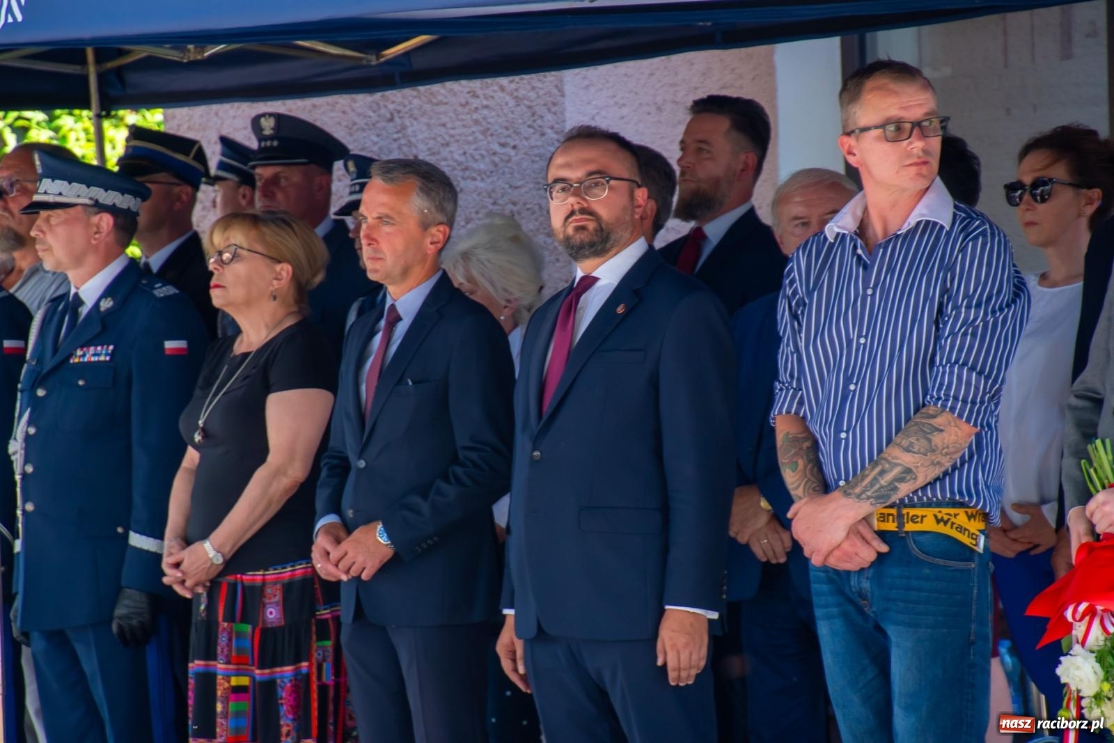 Zdjęcie w galerii na portalu naszraciborz.pl: Odsłonięto obelisk upamiętniający śp. aspiranta Michała Kędzierskiego [FOTO i WIDEO] wiadomości z regionu