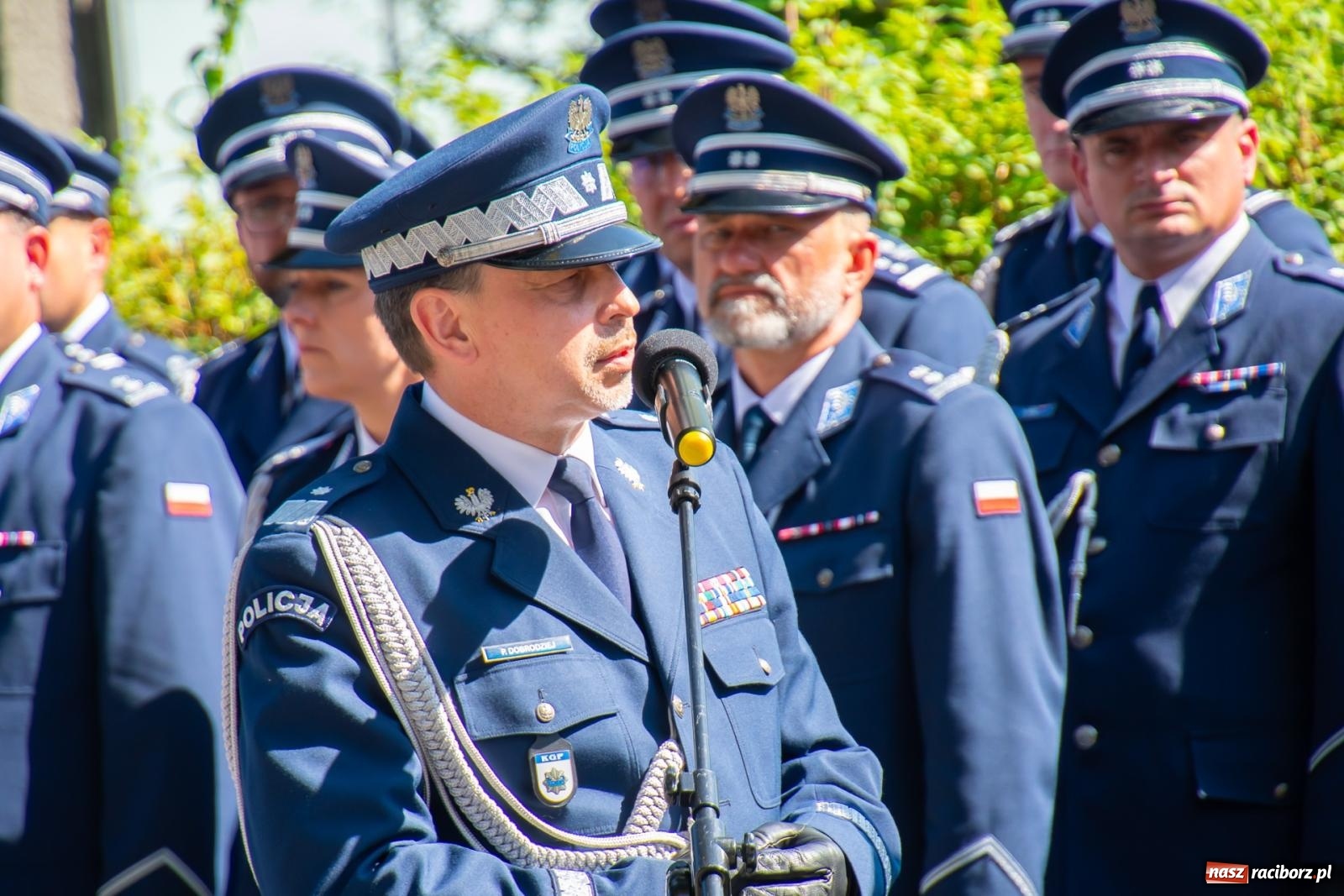 Zdjęcie w galerii na portalu naszraciborz.pl: Odsłonięto obelisk upamiętniający śp. aspiranta Michała Kędzierskiego [FOTO i WIDEO] wiadomości z regionu