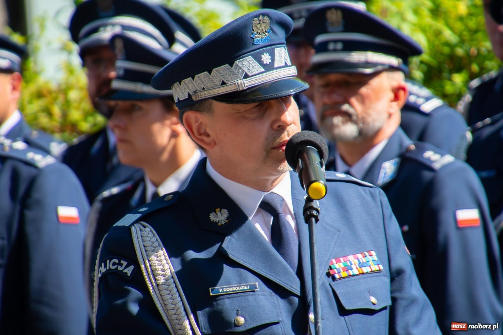 Zdjęcie w galerii na portalu naszraciborz.pl: Odsłonięto obelisk upamiętniający śp. aspiranta Michała Kędzierskiego [FOTO i WIDEO] wiadomości z regionu