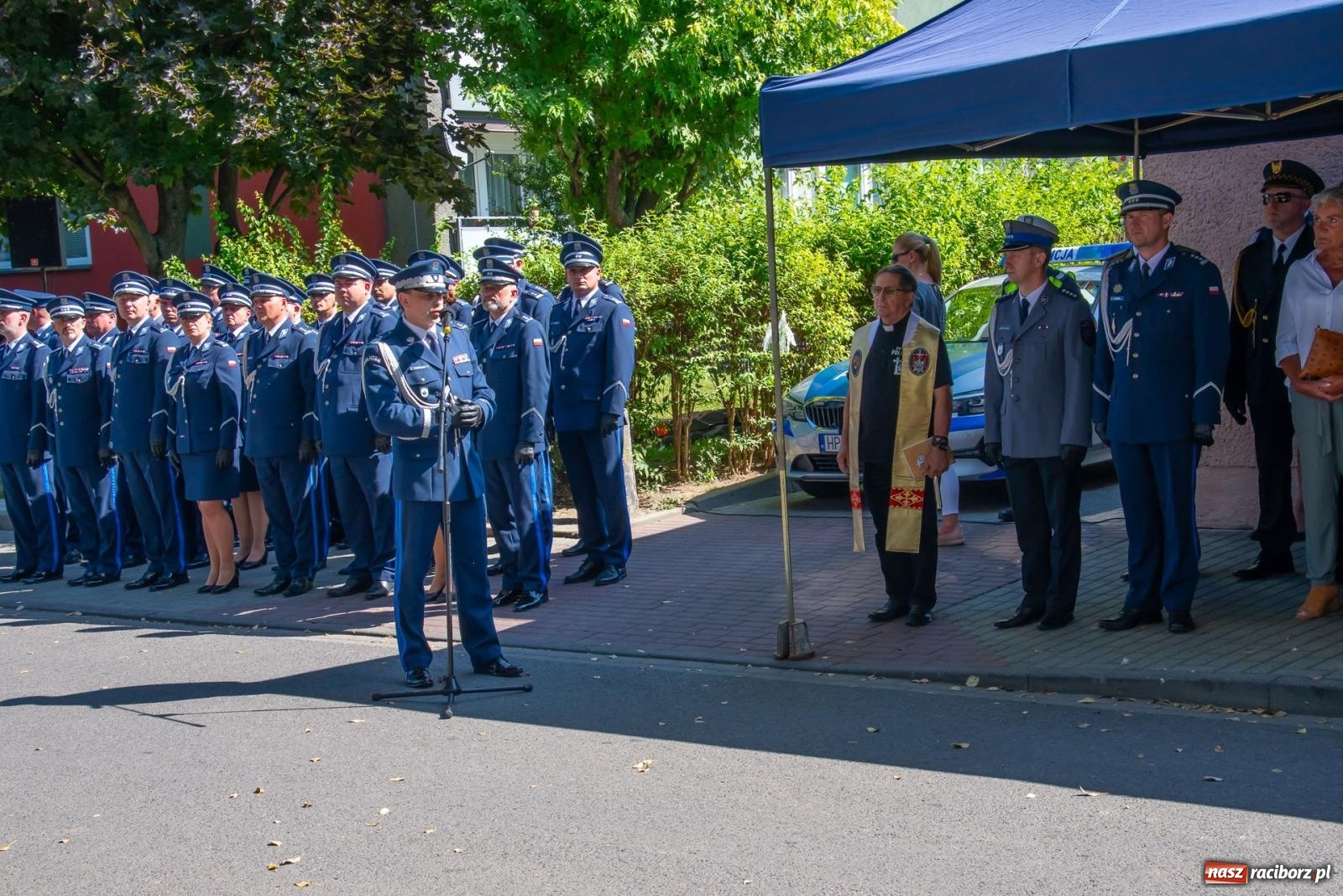 Zdjęcie w galerii na portalu naszraciborz.pl: Odsłonięto obelisk upamiętniający śp. aspiranta Michała Kędzierskiego [FOTO i WIDEO] wiadomości z regionu
