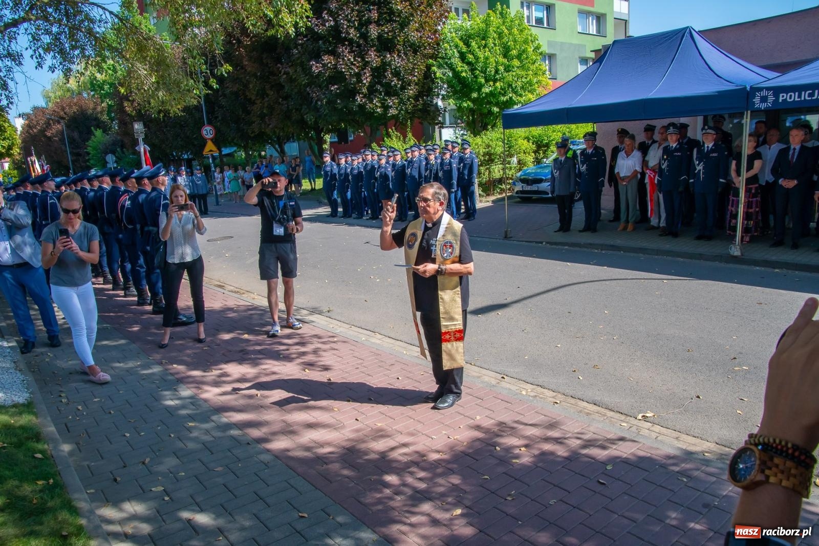 Zdjęcie w galerii na portalu naszraciborz.pl: Odsłonięto obelisk upamiętniający śp. aspiranta Michała Kędzierskiego [FOTO i WIDEO] wiadomości z regionu