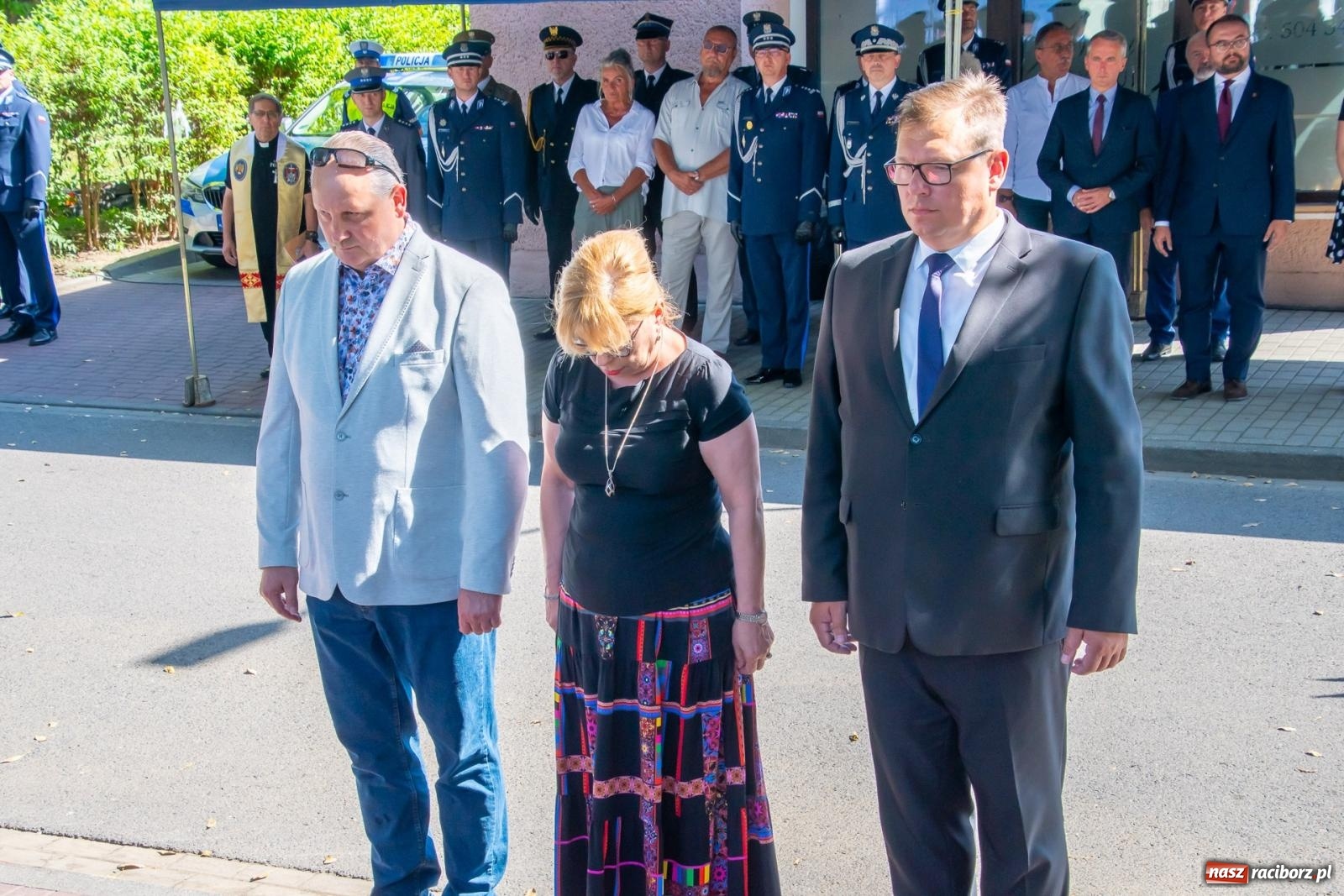 Zdjęcie w galerii na portalu naszraciborz.pl: Odsłonięto obelisk upamiętniający śp. aspiranta Michała Kędzierskiego [FOTO i WIDEO] wiadomości z regionu