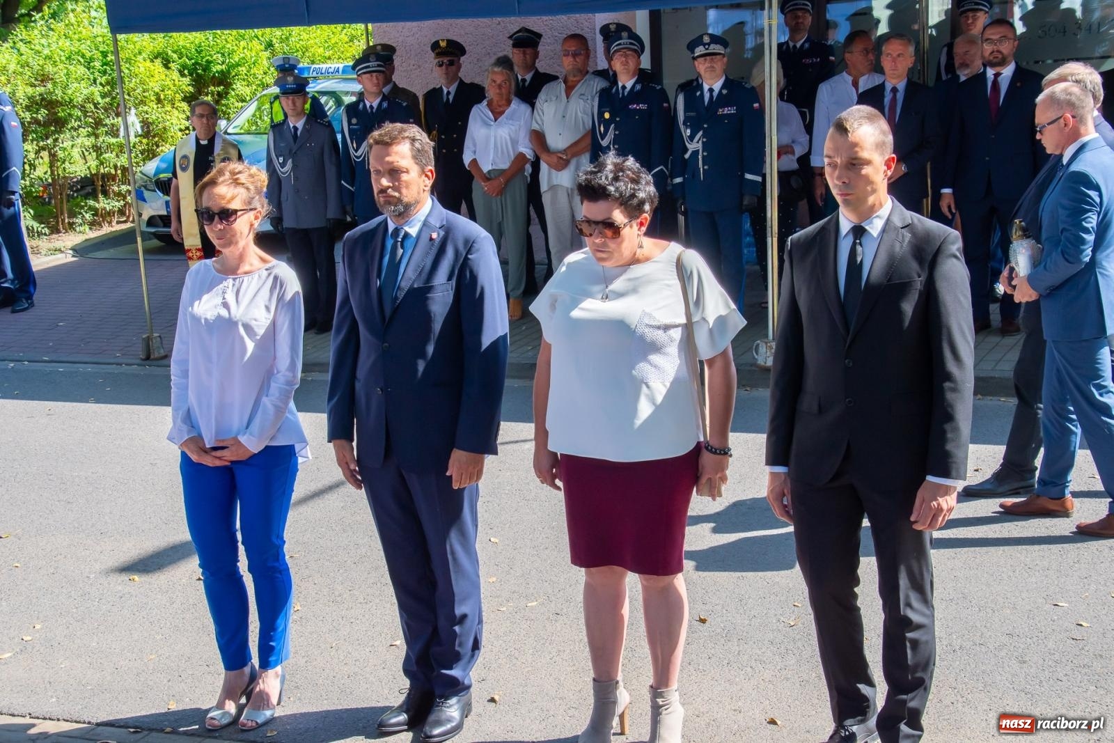 Zdjęcie w galerii na portalu naszraciborz.pl: Odsłonięto obelisk upamiętniający śp. aspiranta Michała Kędzierskiego [FOTO i WIDEO] wiadomości z regionu