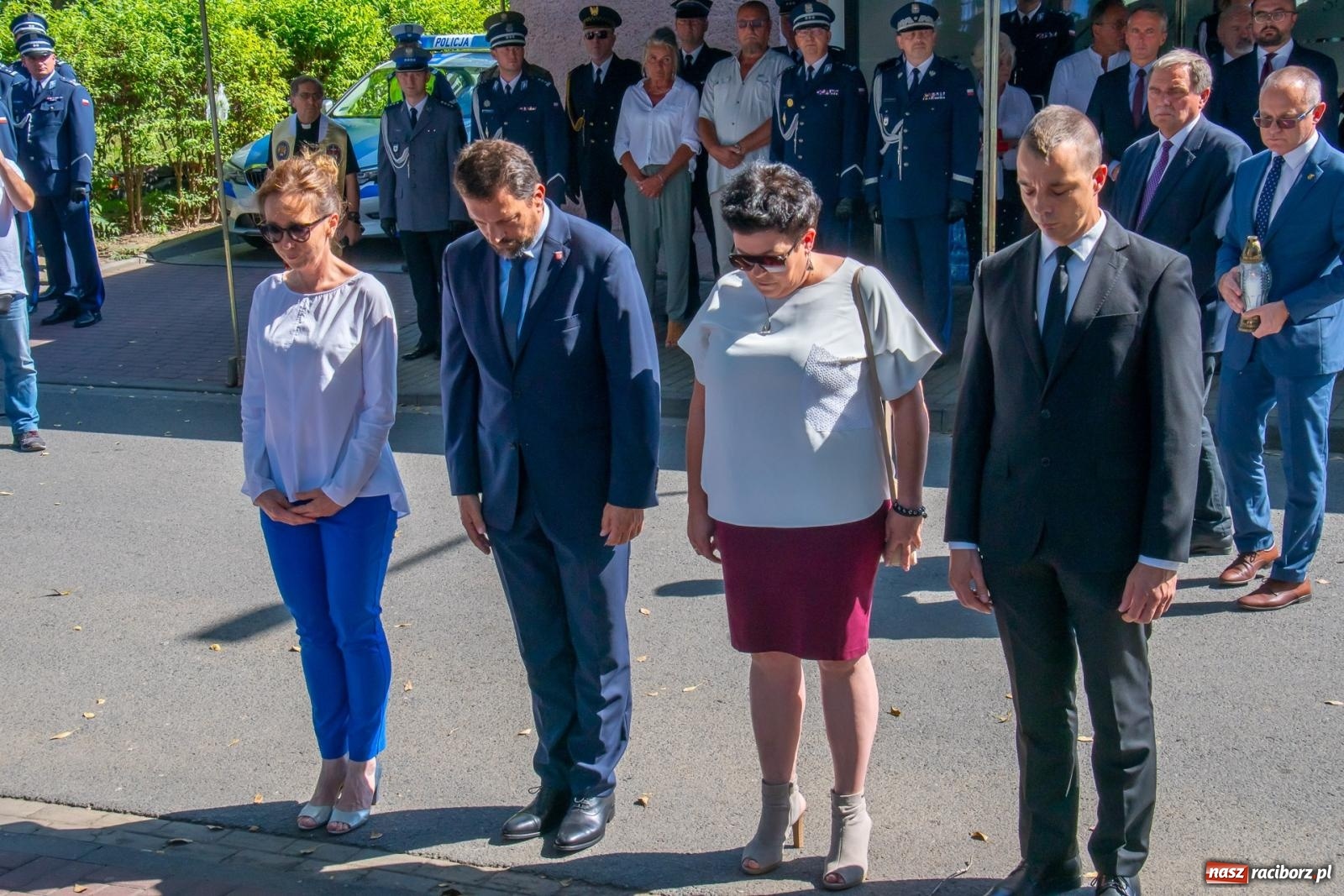 Zdjęcie w galerii na portalu naszraciborz.pl: Odsłonięto obelisk upamiętniający śp. aspiranta Michała Kędzierskiego [FOTO i WIDEO] wiadomości z regionu