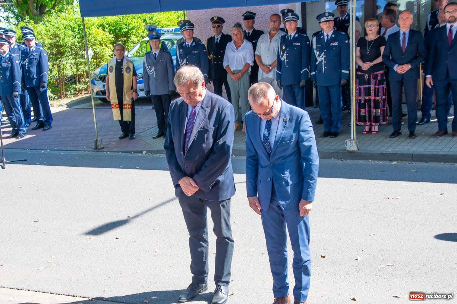 Zdjęcie w galerii na portalu naszraciborz.pl: Odsłonięto obelisk upamiętniający śp. aspiranta Michała Kędzierskiego [FOTO i WIDEO] wiadomości z regionu