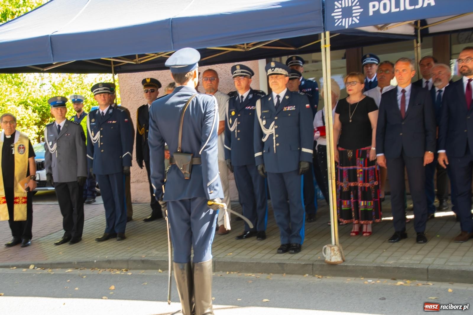 Zdjęcie w galerii na portalu naszraciborz.pl: Odsłonięto obelisk upamiętniający śp. aspiranta Michała Kędzierskiego [FOTO i WIDEO] wiadomości z regionu