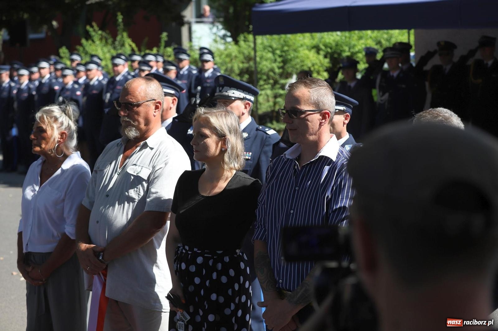 Zdjęcie w galerii na portalu naszraciborz.pl: Odsłonięto obelisk upamiętniający śp. aspiranta Michała Kędzierskiego [FOTO i WIDEO] wiadomości z regionu