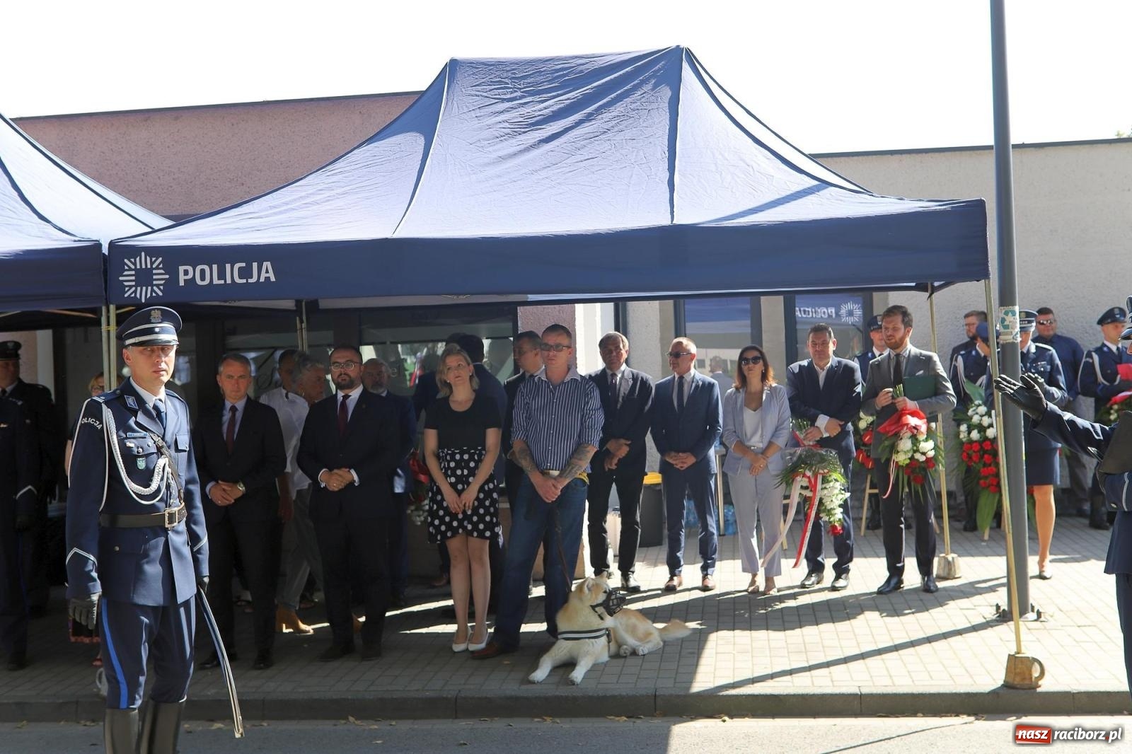 Zdjęcie w galerii na portalu naszraciborz.pl: Odsłonięto obelisk upamiętniający śp. aspiranta Michała Kędzierskiego [FOTO i WIDEO] wiadomości z regionu