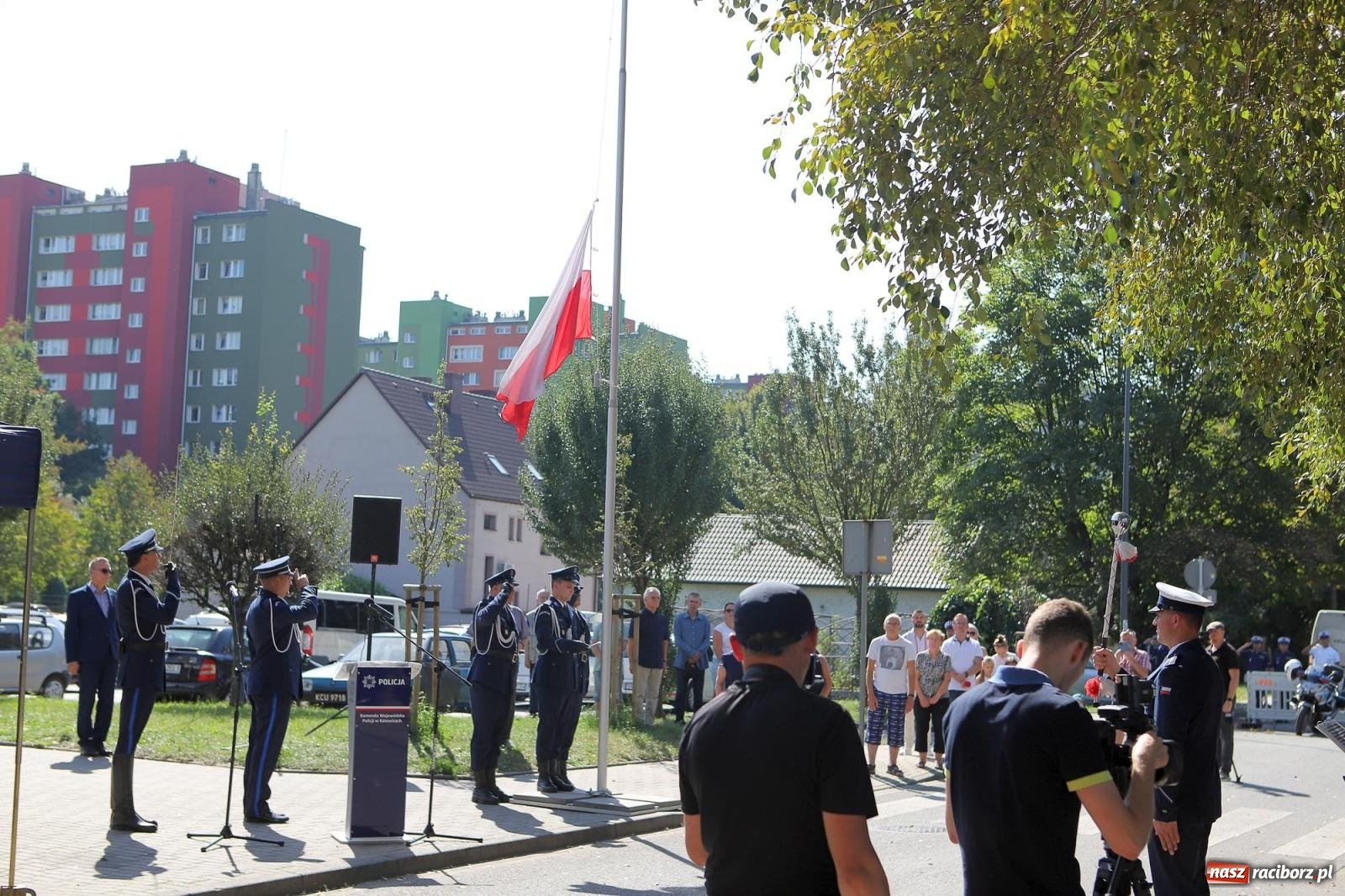 Zdjęcie w galerii na portalu naszraciborz.pl: Odsłonięto obelisk upamiętniający śp. aspiranta Michała Kędzierskiego [FOTO i WIDEO] wiadomości z regionu