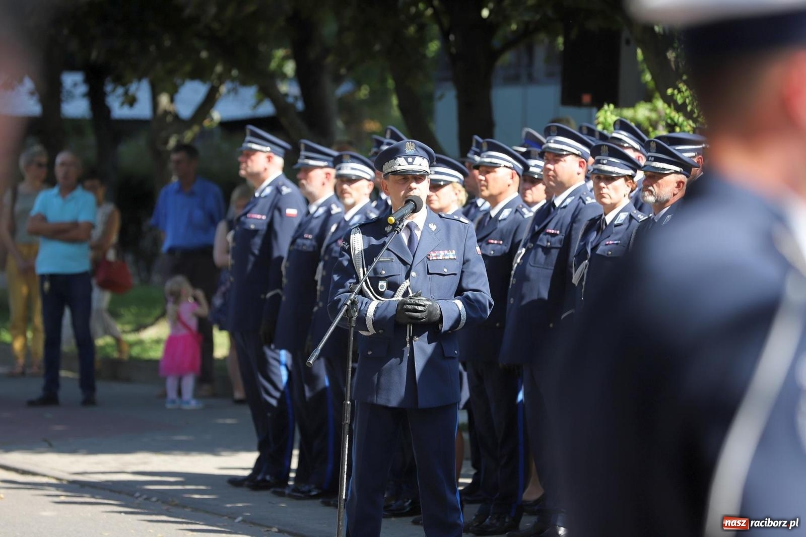 Zdjęcie w galerii na portalu naszraciborz.pl: Odsłonięto obelisk upamiętniający śp. aspiranta Michała Kędzierskiego [FOTO i WIDEO] wiadomości z regionu