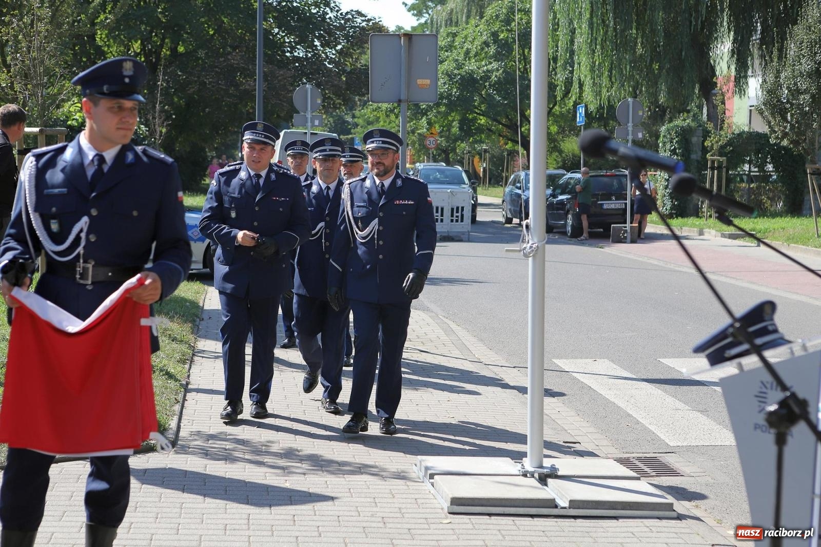 Zdjęcie w galerii na portalu naszraciborz.pl: Odsłonięto obelisk upamiętniający śp. aspiranta Michała Kędzierskiego [FOTO i WIDEO] wiadomości z regionu