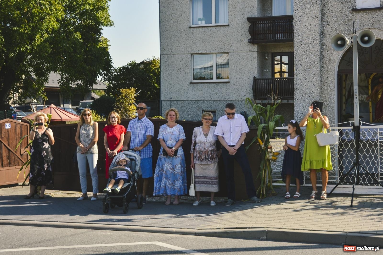 Zdjęcie w galerii na portalu naszraciborz.pl: Spod Złotego Kłosa na Mszę świętą dziękczynną [FOTO i WIDEO] wiadomości z regionu