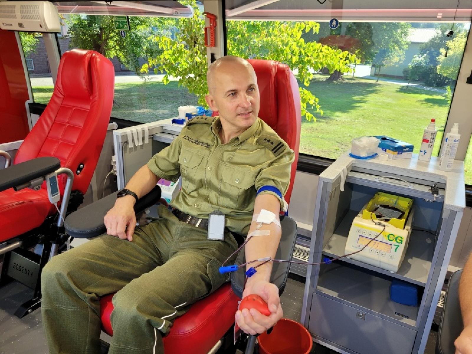 Zdjęcie w galerii na portalu naszraciborz.pl: Akcja Pogranicznej Grupy Krwi ze Śląskiego Oddziału Straży Granicznej wiadomości z regionu