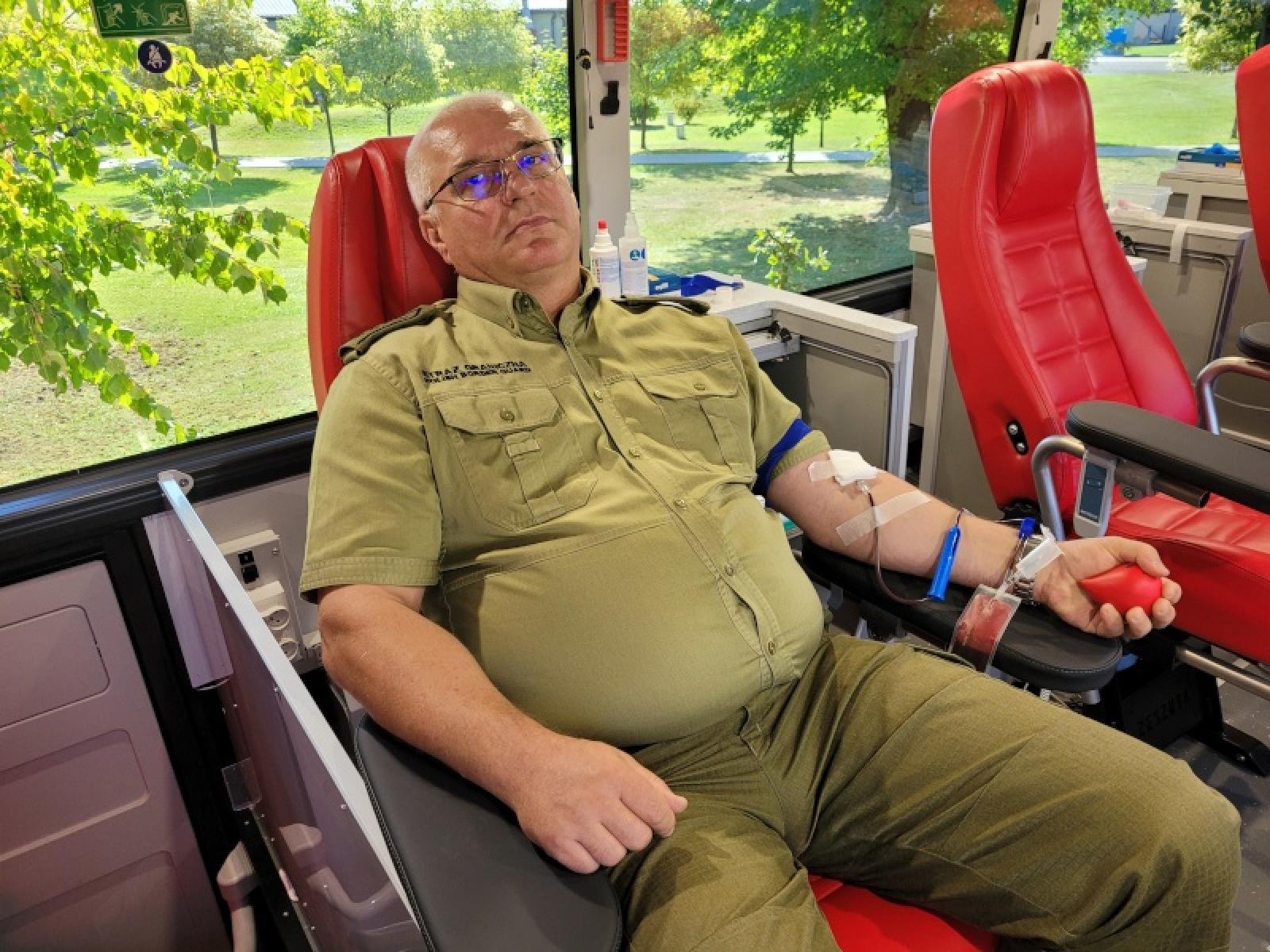 Zdjęcie w galerii na portalu naszraciborz.pl: Akcja Pogranicznej Grupy Krwi ze Śląskiego Oddziału Straży Granicznej wiadomości z regionu