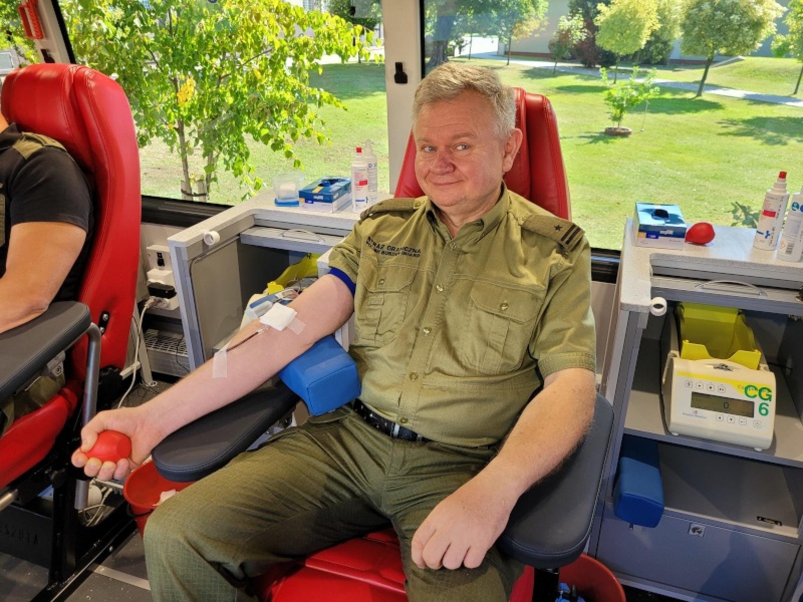 Zdjęcie w galerii na portalu naszraciborz.pl: Akcja Pogranicznej Grupy Krwi ze Śląskiego Oddziału Straży Granicznej wiadomości z regionu