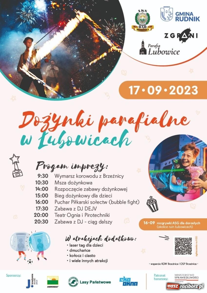 Zdjęcie w galerii na portalu naszraciborz.pl: Brzeźnica zaprasza na dożynki przy ruinach pałacu w Łubowicach wiadomości z regionu